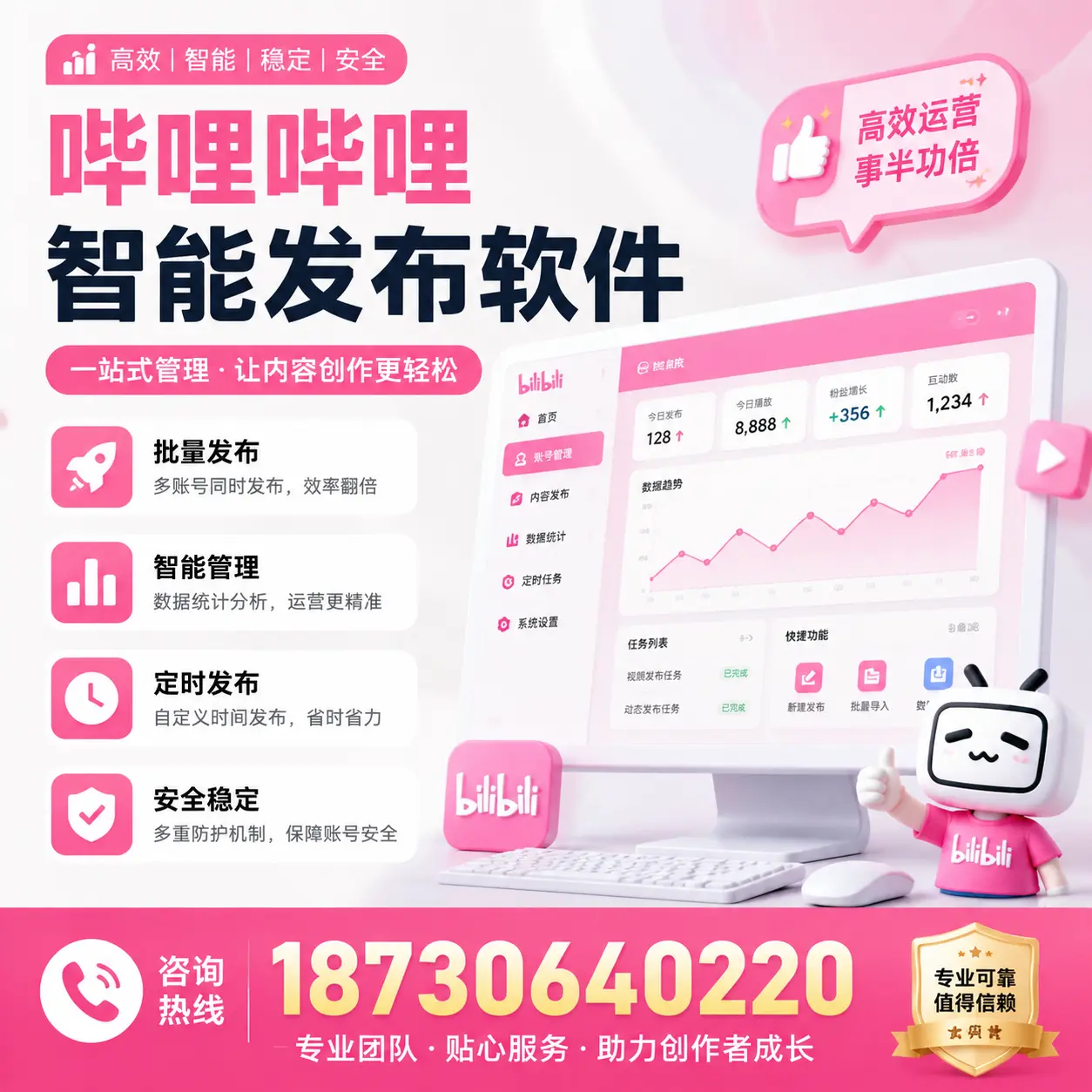 如何评估哔哩哔哩智能发布软件的ROI？金华 企业必读